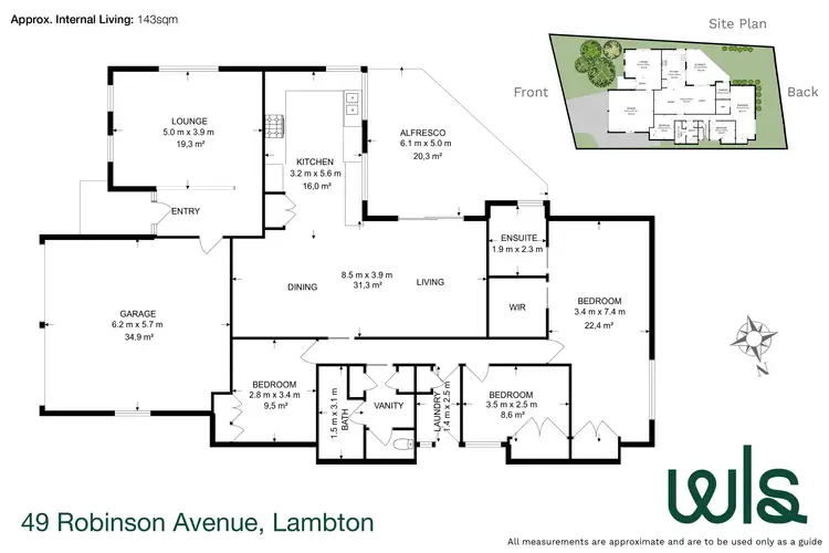 Floorplan of Homely house listing, 49 Robinson Avenue, Lambton NSW 2299