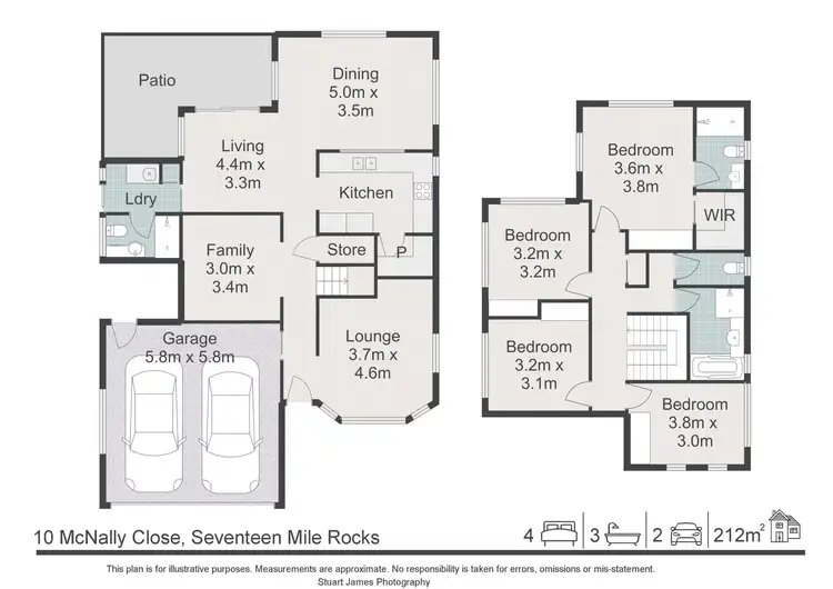 Floorplan of Homely house listing, 10 McNally Close, Seventeen Mile Rocks QLD 4073