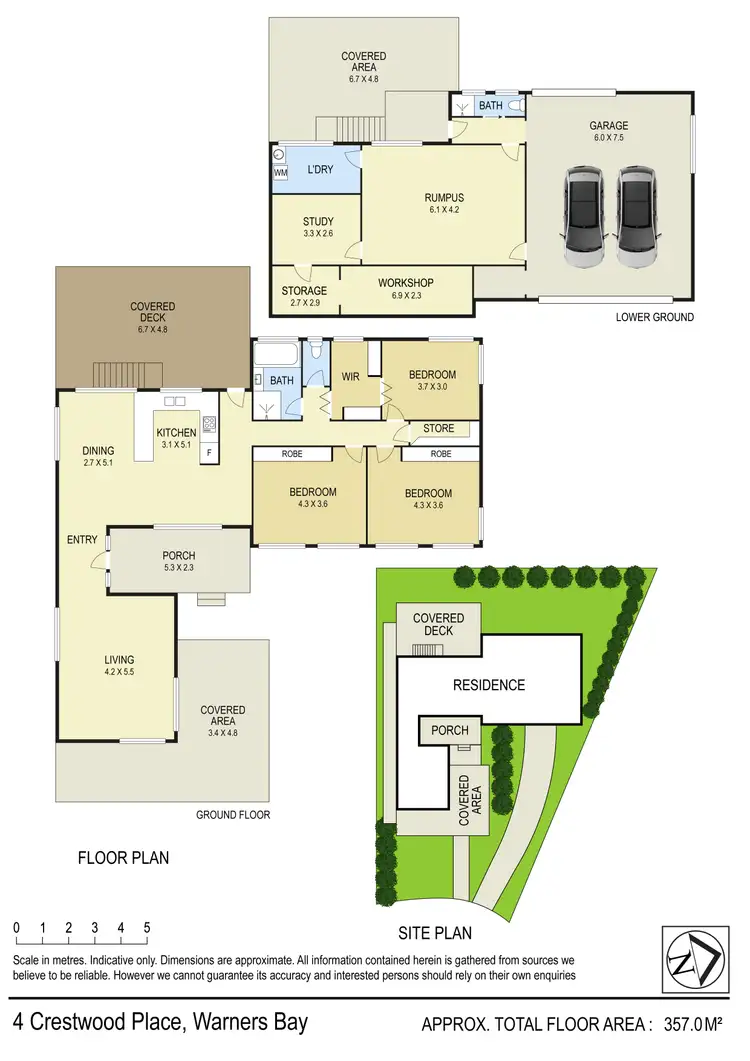 Floorplan of Homely house listing, 4 Crestwood Place, Warners Bay NSW 2282