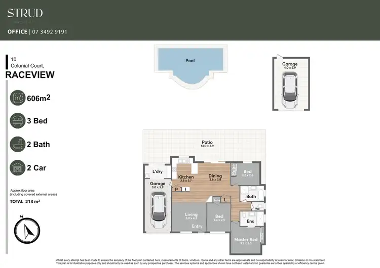 Floorplan of Homely house listing, 10 Colonial Court, Raceview QLD 4305