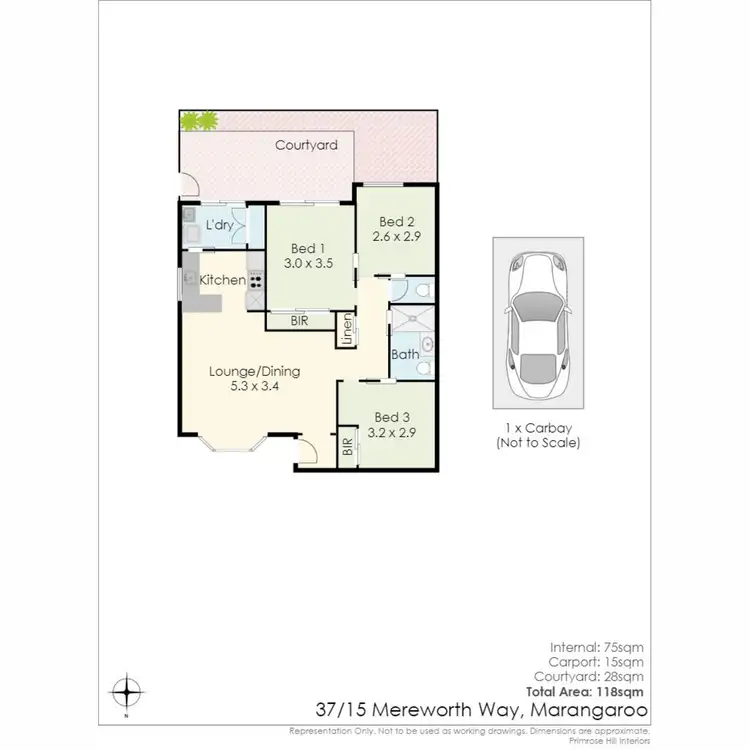 Floorplan of Homely retirement listing, 37/15 Mereworth Way, Marangaroo WA 6064
