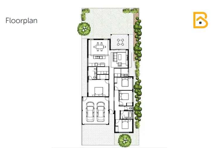 Floorplan of Homely land listing, Lot 1533 of Tamarind Entrance, Henley Brook WA 6055
