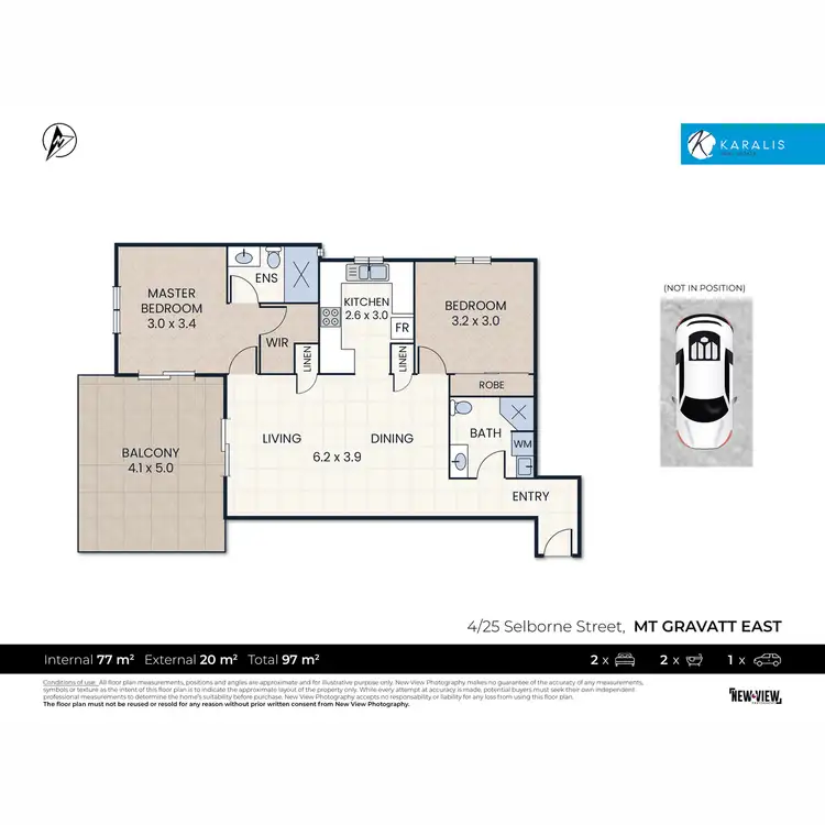 Floorplan of Homely apartment listing, 4/25 Selborne Street, Mount Gravatt East QLD 4122