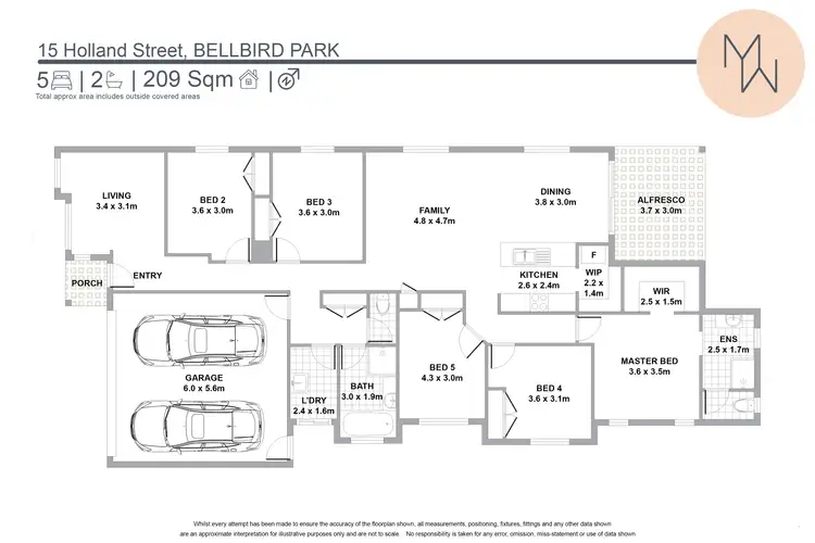 Floorplan of Homely house listing, 15 Holland Street, Bellbird Park QLD 4300