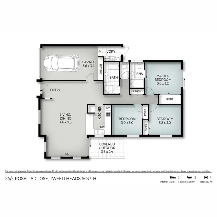 Floorplan of Homely house listing, 24/2 Rosella Close, Tweed Heads South NSW 2486