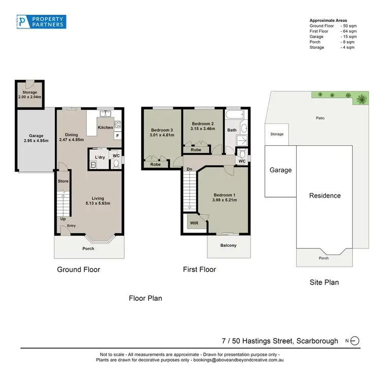 Floorplan of Homely townhouse listing, 7/50 Hastings Street, Scarborough WA 6019