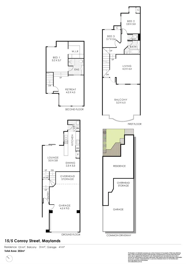 Floorplan of Homely house listing, 15/5 Conroy Street, Maylands WA 6051