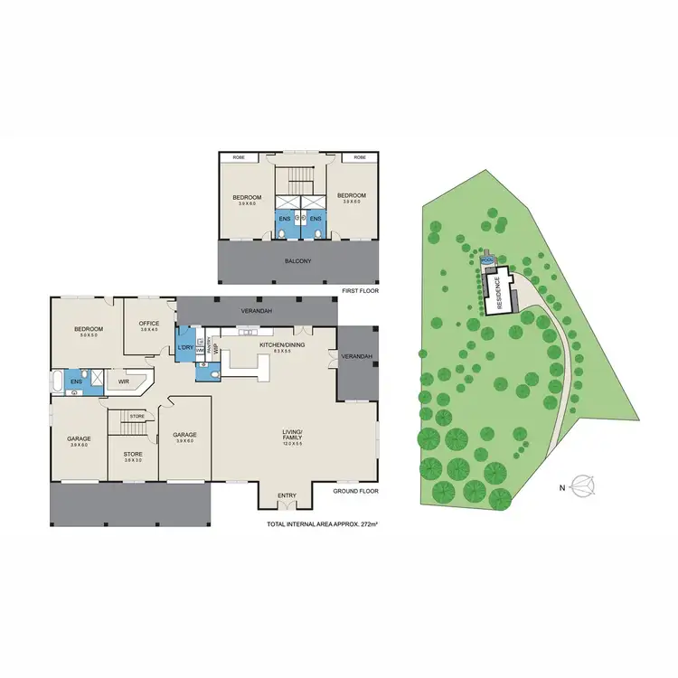 Floorplan of Homely rural property listing, 266 Bimbadeen Road, Mount View NSW 2325