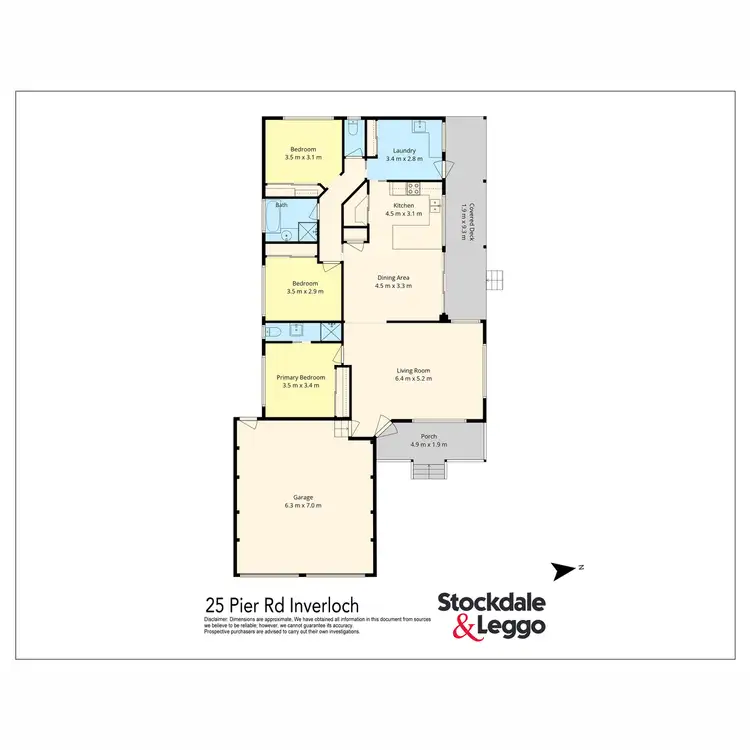 Floorplan of Homely house listing, 25 Pier Road, Inverloch VIC 3996