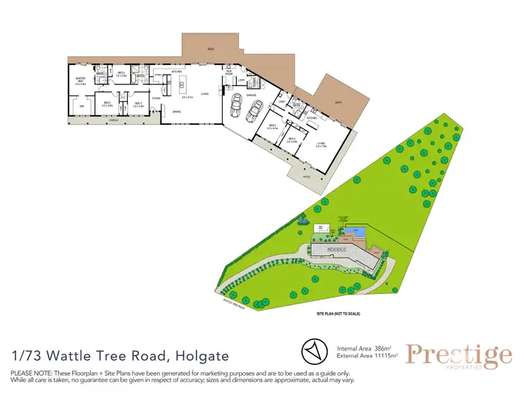 Floorplan of Homely rural property listing, 1/73 Wattle Tree Road, Holgate NSW 2250