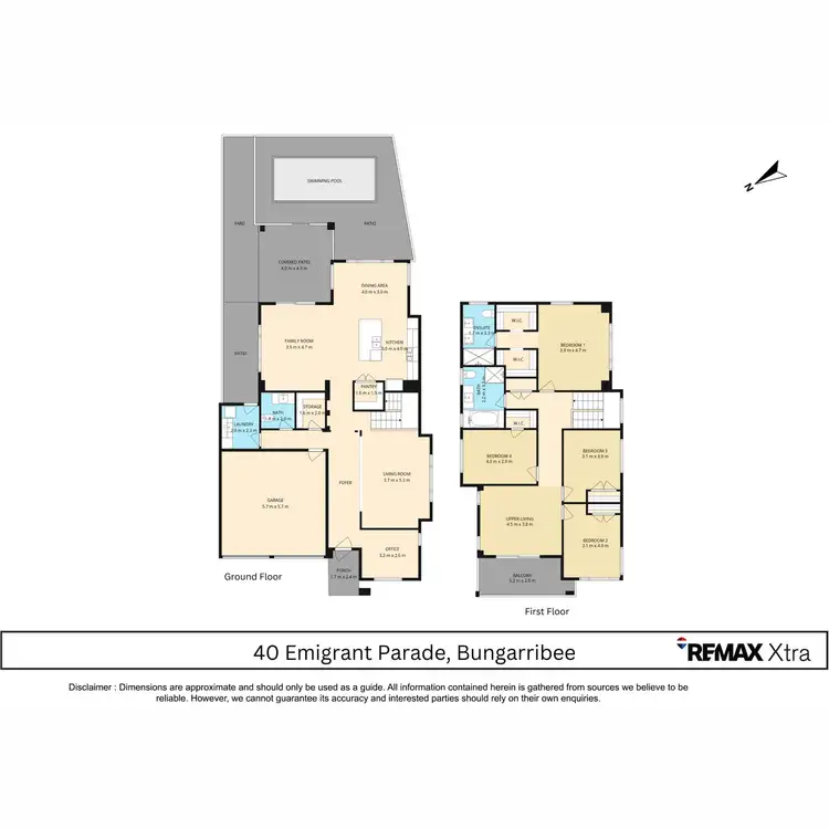 Floorplan of Homely house listing, 40 Emigrant Parade, Bungarribee NSW 2767