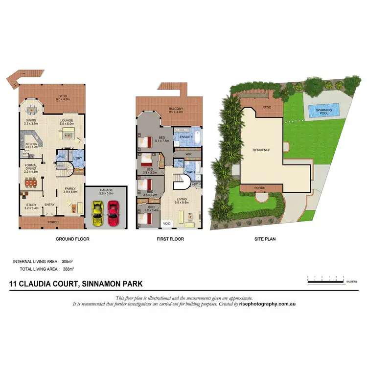 Floorplan of Homely house listing, 11 Claudia Court, Sinnamon Park QLD 4073