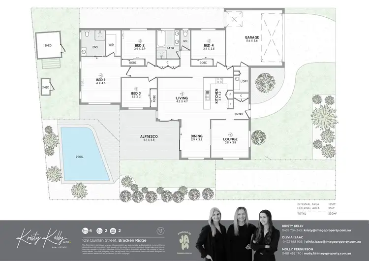 Floorplan of Homely house listing, 109 Quinlan Street, Bracken Ridge QLD 4017