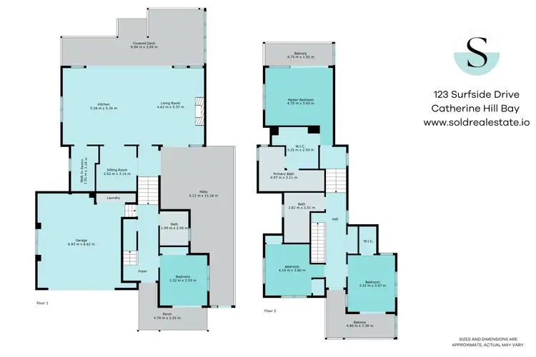 Floorplan of Homely house listing, 123 Surfside Drive, Catherine Hill Bay NSW 2281