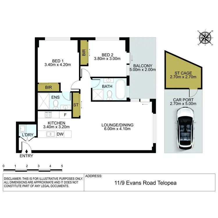 Floorplan of Homely apartment listing, 11/9 Evans Road, Telopea NSW 2117