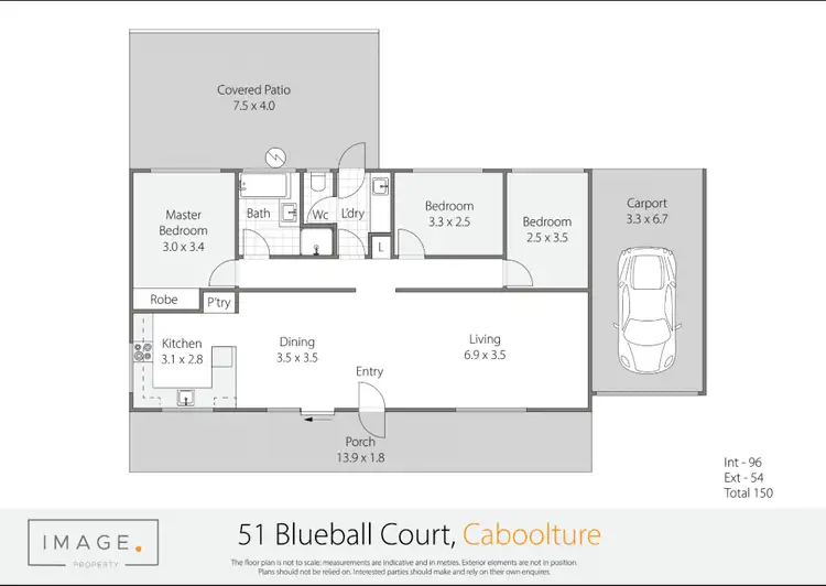 Floorplan of Homely house listing, 51 Bluebell Street, Caboolture QLD 4510