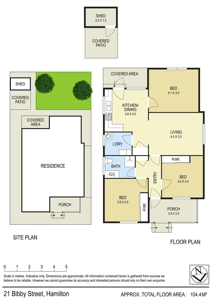 Floorplan of Homely house listing, 21 Bibby Street, Hamilton NSW 2303