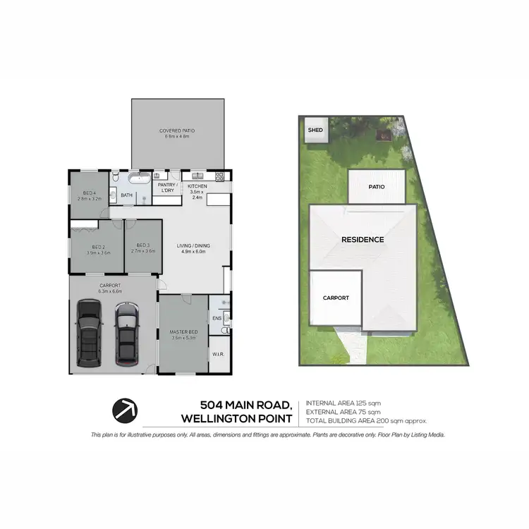 Floorplan of Homely house listing, 504 Main Road, Wellington Point QLD 4160