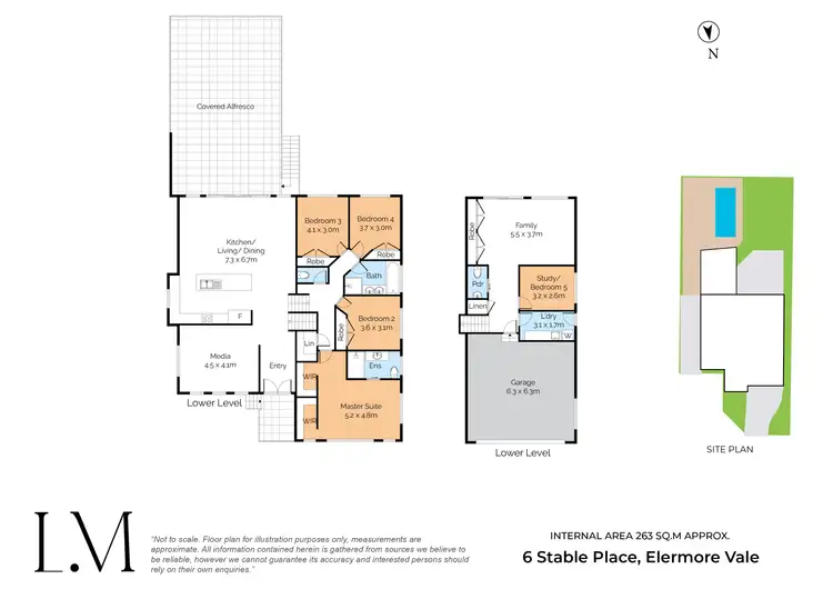 Floorplan of Homely house listing, 6 Stable Place, Elermore Vale NSW 2287