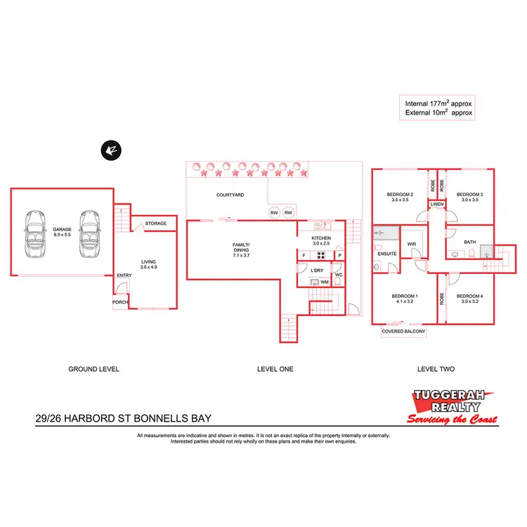 Floorplan of Homely townhouse listing, 29/26 Harbord Street, Bonnells Bay NSW 2264