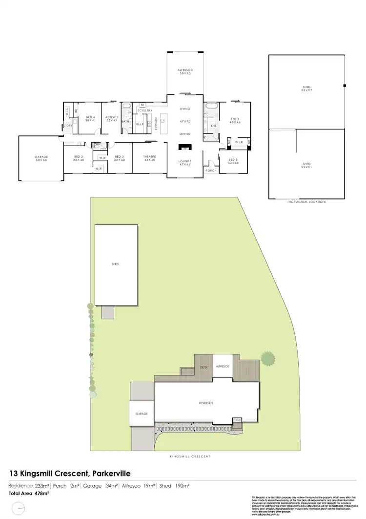 Floorplan of Homely house listing, 13 Kingsmill Crescent, Parkerville WA 6081