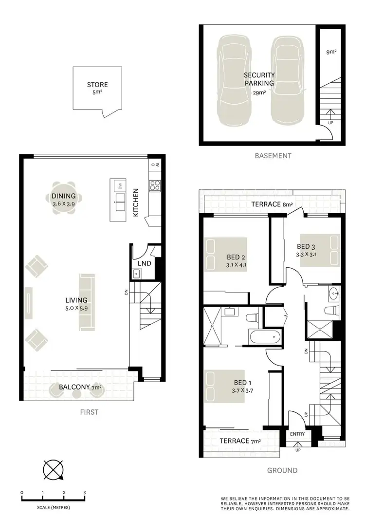 Floorplan of Homely house listing, 6 Griffin Place, Glebe NSW 2037