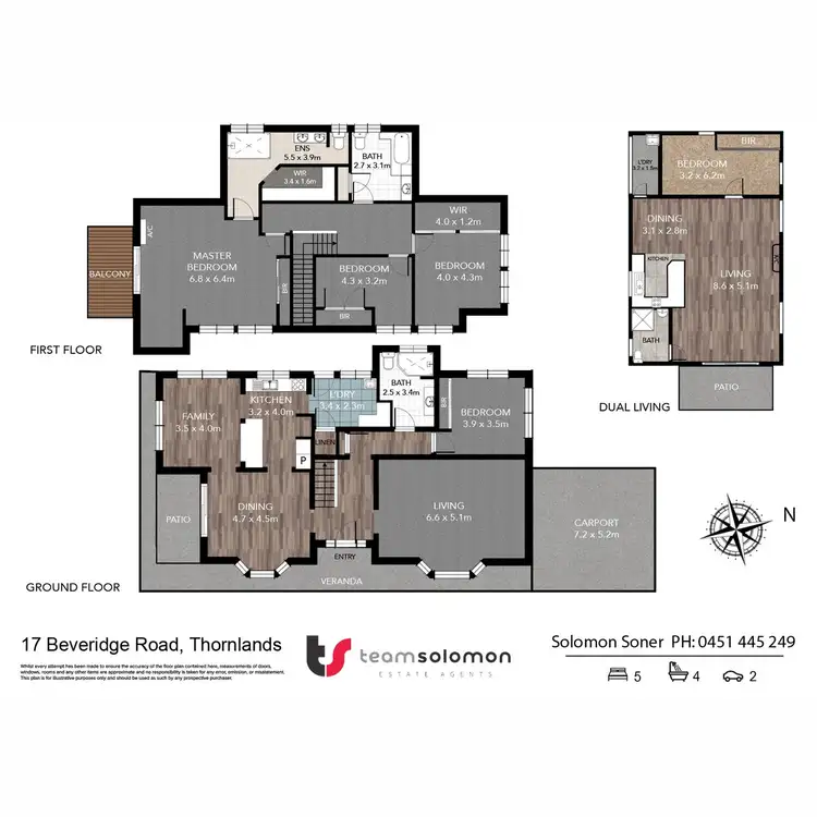 Floorplan of Homely house listing, 17 Beveridge Road, Thornlands QLD 4164