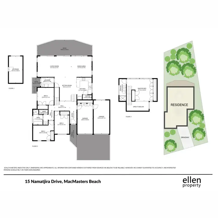 Floorplan of Homely house listing, 15 Namatjira Drive, Macmasters Beach NSW 2251
