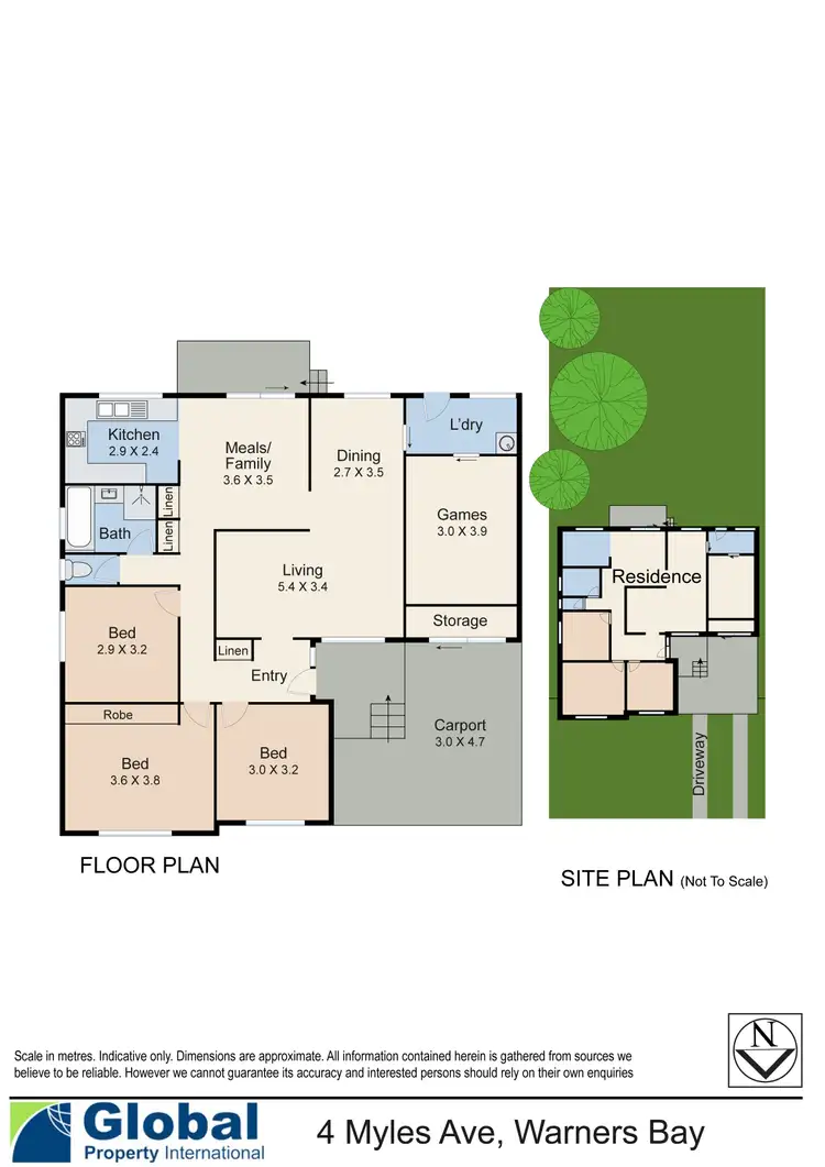 Floorplan of Homely house listing, 4 Myles Avenue, Warners Bay NSW 2282