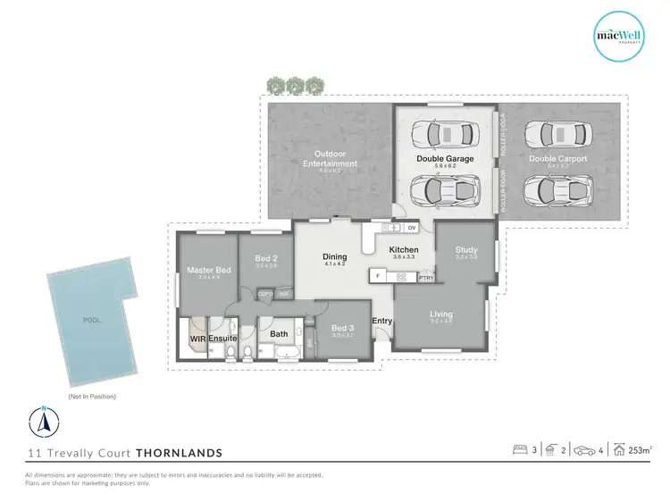 Floorplan of Homely house listing, 11 Trevally Court, Thornlands QLD 4164