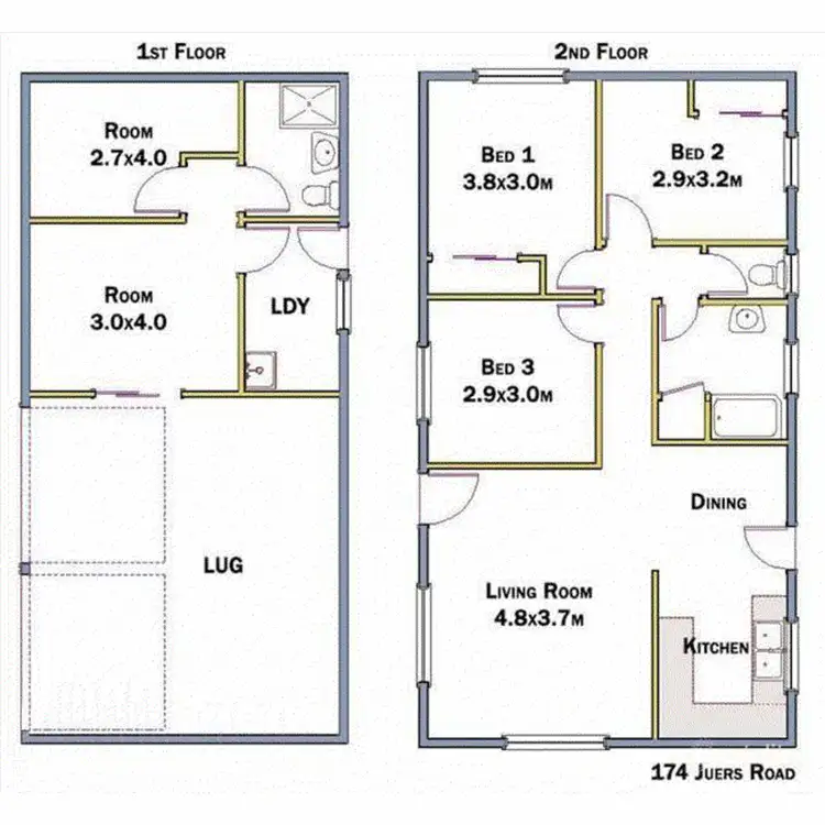 Floorplan of Homely house listing, 174 Juers Street, Kingston QLD 4114
