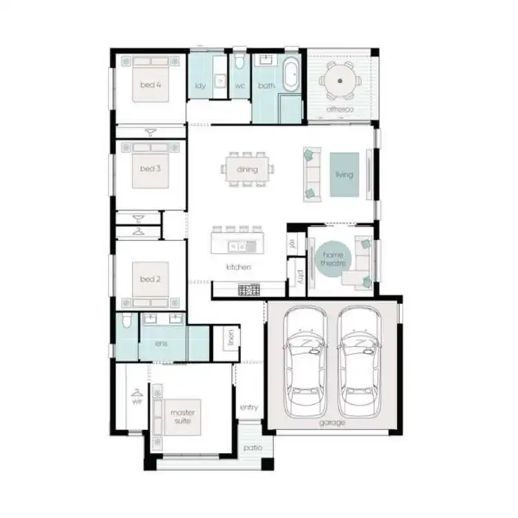 Floorplan of Homely house listing, Lot 716 (23) Livistona Drive, Lochinvar NSW 2321
