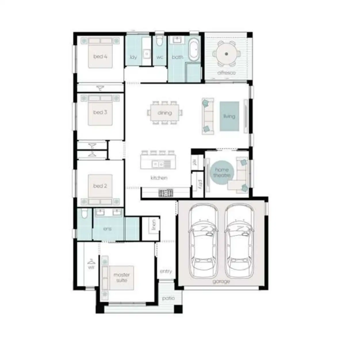 Floorplan of Homely house listing, Lot 716 (23) Livistona Drive, Lochinvar NSW 2321