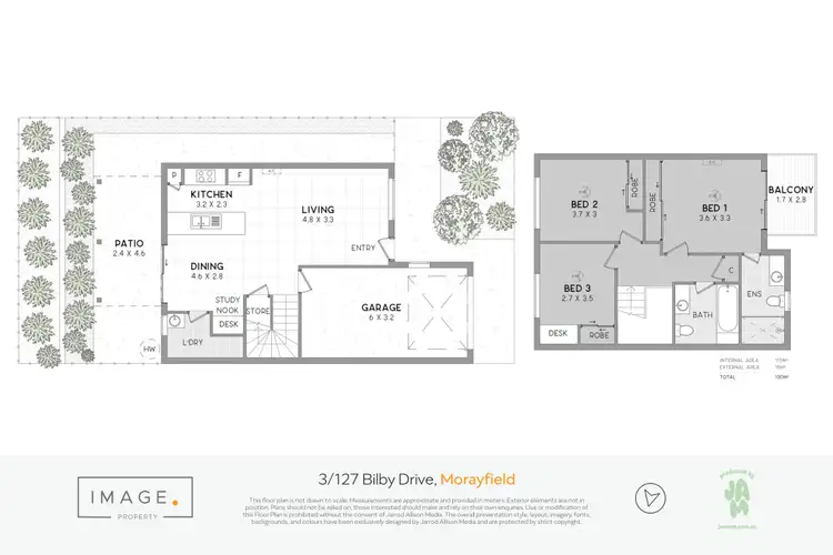 Floorplan of Homely townhouse listing, 3/127 Bilby Drive Bilby Drive, Morayfield QLD 4506
