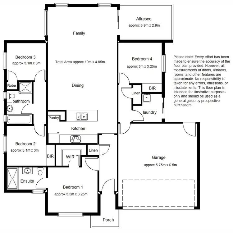 Floorplan of Homely house listing, 4 Inglis Court, Port Augusta West SA 5700