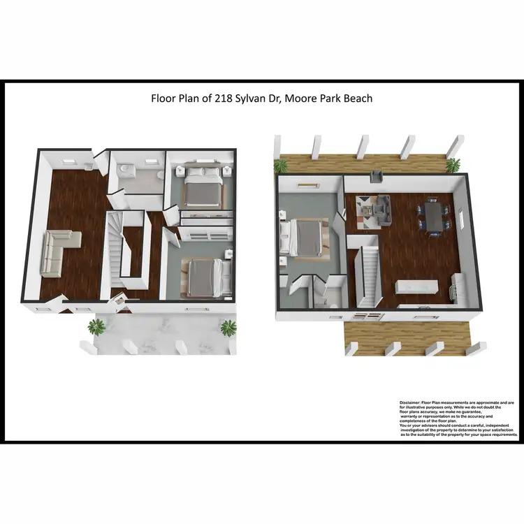 Floorplan of Homely house listing, 218 Sylvan Drive, Moore Park Beach QLD 4670