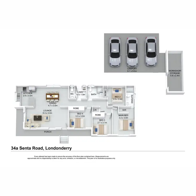 Floorplan of Homely house listing, 34a Senta Road, Londonderry NSW 2753