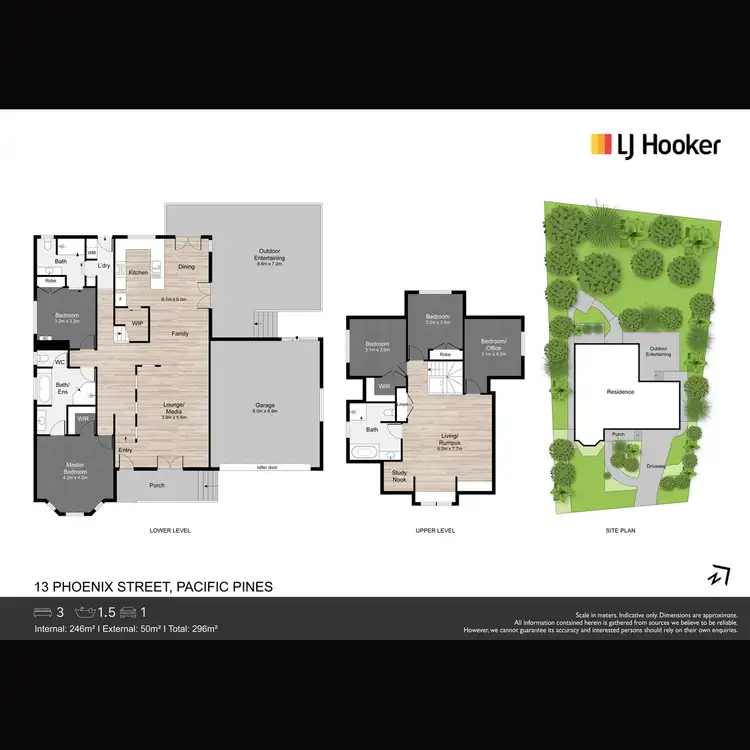 Floorplan of Homely house listing, 13 Phoenix Street, Pacific Pines QLD 4211