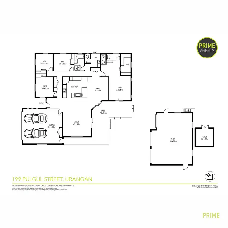Floorplan of Homely house listing, 199 Pulgul Street, Urangan QLD 4655