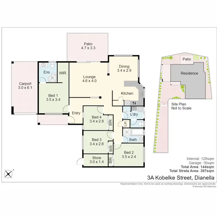 Floorplan of Homely house listing, 3A Kobelke Street, Dianella WA 6059