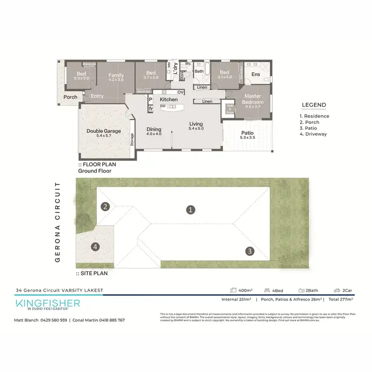 Floorplan of Homely house listing, 34 Gerona Circuit, Varsity Lakes QLD 4227