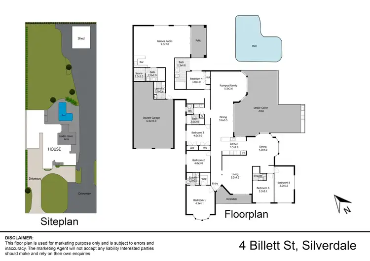 Floorplan of Homely house listing, 4 Billett Street, Silverdale NSW 2752
