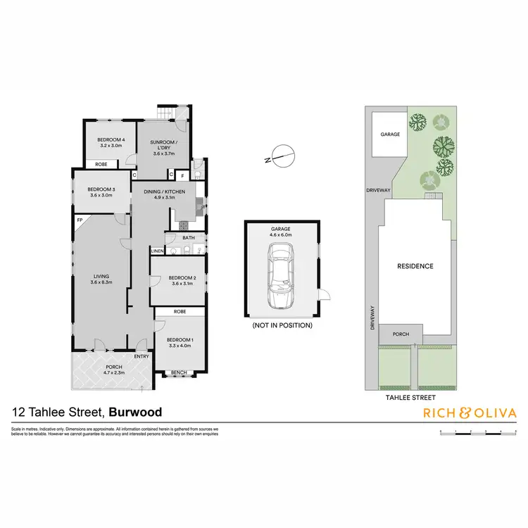 Floorplan of Homely house listing, 12 Tahlee Street, Burwood NSW 2134