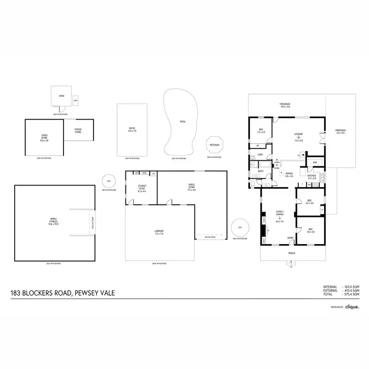 Floorplan of Homely rural property listing, 183 Blockers Road, Pewsey Vale SA 5351