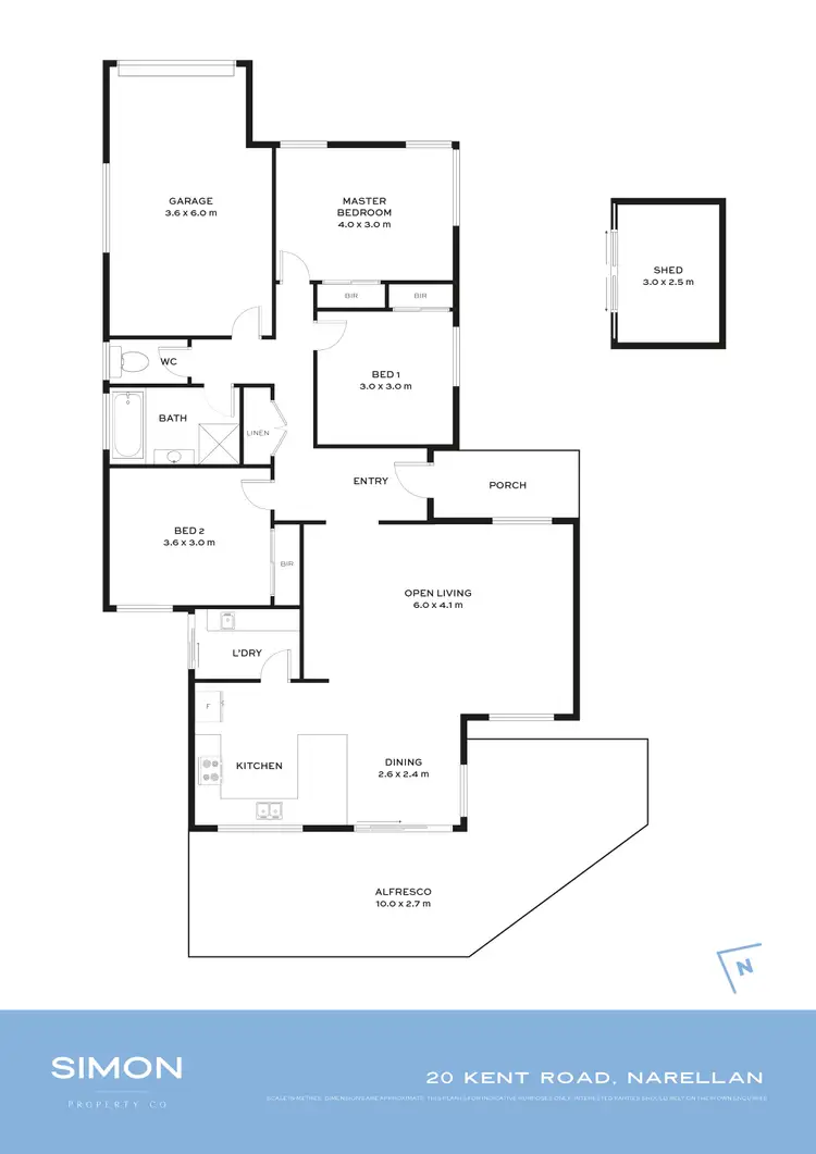 Floorplan of Homely house listing, 20 Kent Road, Narellan Vale NSW 2567