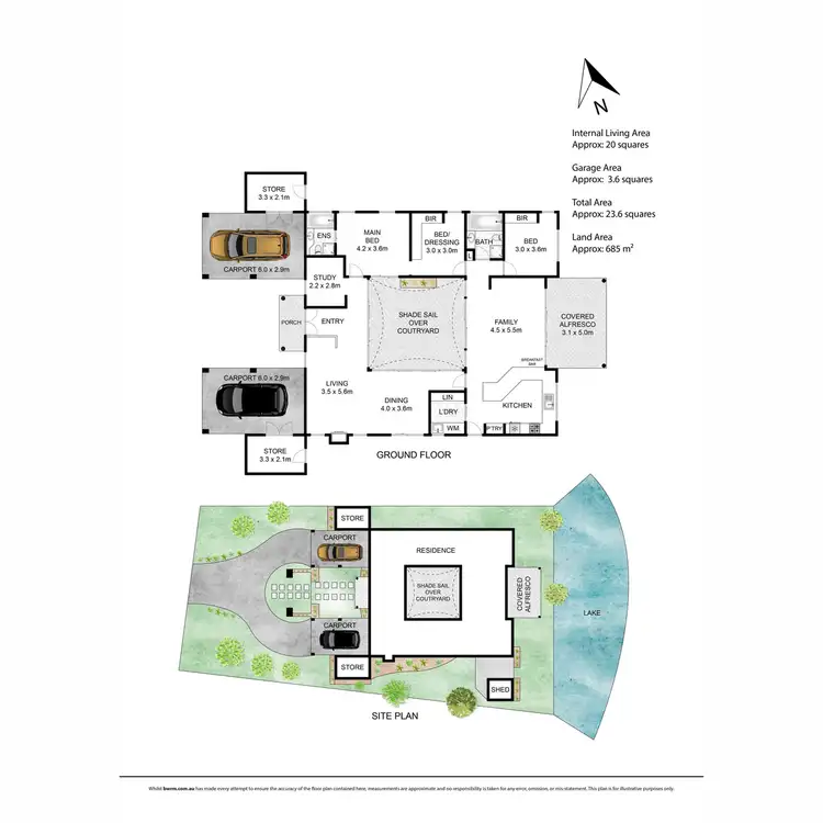 Floorplan of Homely house listing, 11 Country Club Drive, Safety Beach VIC 3936