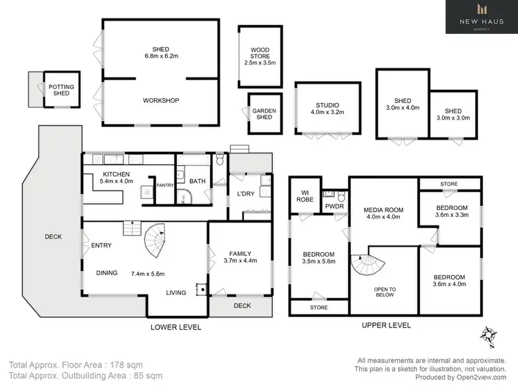 Floorplan of Homely house listing, 190 Cripps Road, Woodbridge TAS 7162