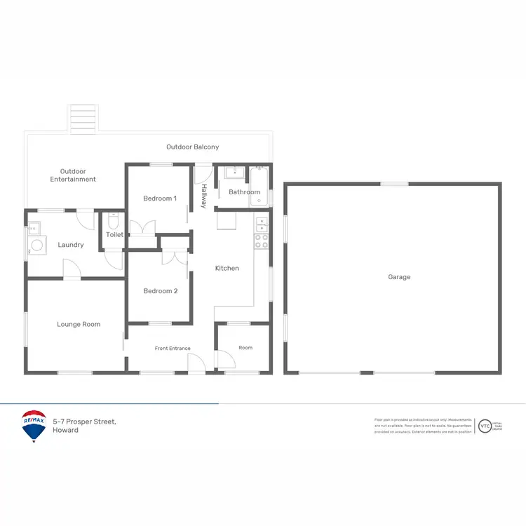 Floorplan of Homely house listing, 5-7 Prosper Street, Howard QLD 4659