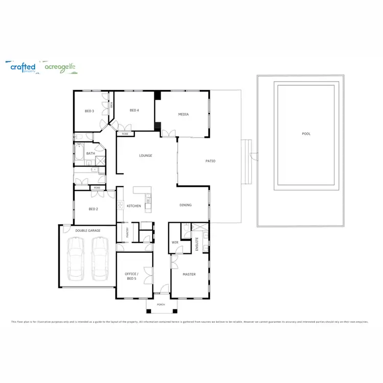 Floorplan of Homely house listing, 362 Spring Mountain Drive, Greenbank QLD 4124