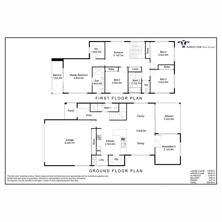 Floorplan of Homely house listing, 15 Helix Close, Spring Mountain QLD 4300